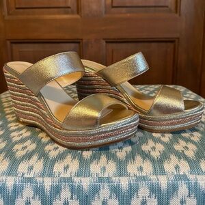 Jimmy Choo Metallic Wedges